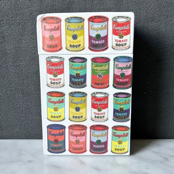 Andy Warhol Memory Game Campbell's Tomato Soup Set 20 Cards/10 Matches-Galison - Picture 2 of 5